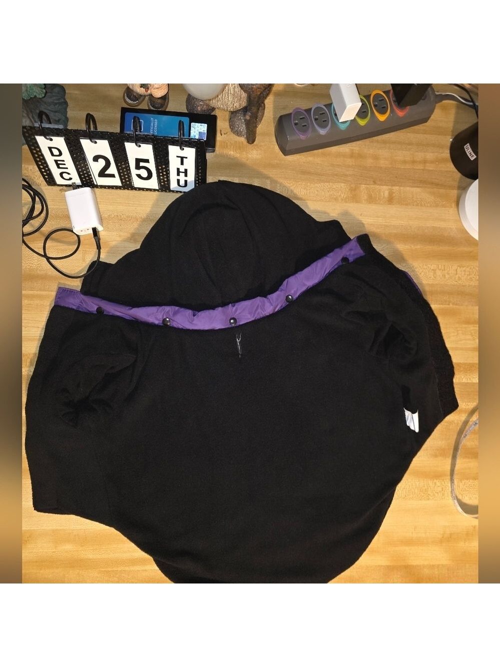 Dog Jacket Large Purple Gray #DGC11 - Picture 5 of 8